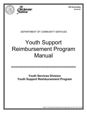 Youth Support Reimbursement Program Manual