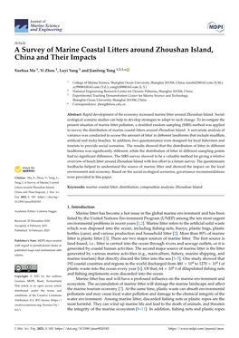 A Survey of Marine Coastal Litters Around Zhoushan Island, China and Their Impacts