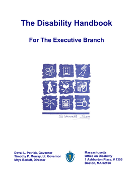 The Disability Handbook for the Executive Branch