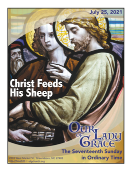 Christ Feeds His Sheep