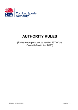 Download the Authority Rules