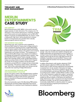 Merlin Entertainments Case Study