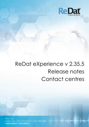 Release Notes – Experience 2.35.5.En