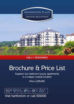 Brochure & Price List