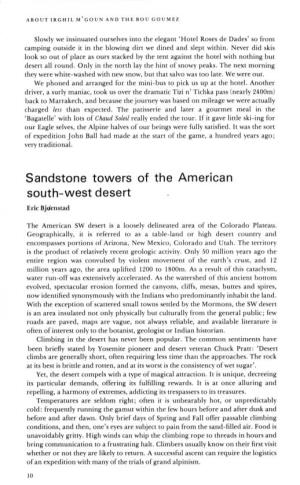 Sandstone Towers of the American South-West Desert Eric Bjdrnstad