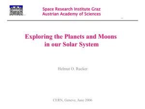 Space Missions to the Outer Planets