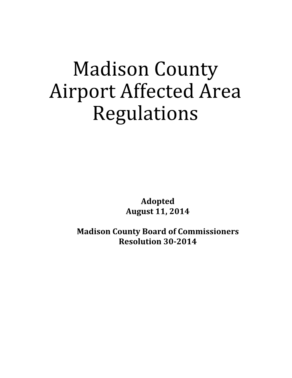 Airport Affected Area Regulations (PDF)