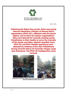The Naksa Day Events