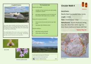 Circular Walk 4 Respect Other People: Moderate • Consider the Local Community and Other People Enjoying the Outdoors Start/Finish