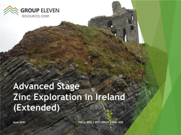 Advanced Stage Zinc Exploration in Ireland (Extended)