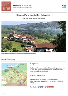 Basque Pyrenees to San Sebastian the True Heart of Basque Culture