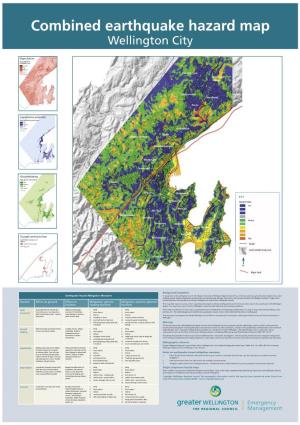 Combined Earthquake Hazard Map Wellington City