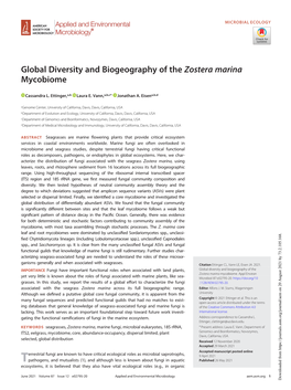 Global Diversity and Biogeography of the Zostera Marina Mycobiome
