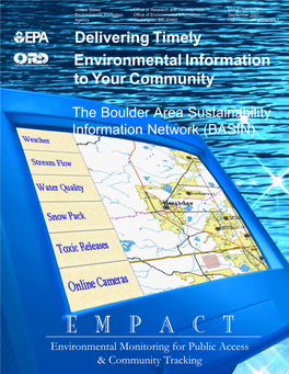 Delivering Timely Environmental Information to Your Community