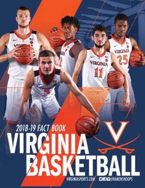 2018-19 Virginia Men's Basketball Media Guide