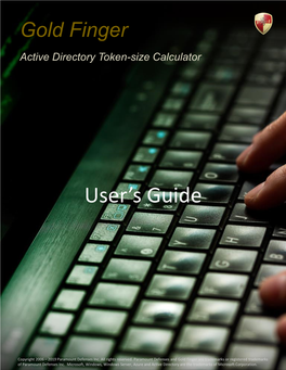Active Directory Token-Size Calculator User's Guide