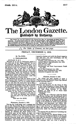 The London Gazette. Auttjontp