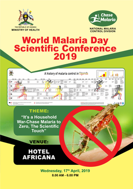 World Malaria Day Scientific Conference 2019