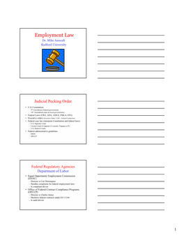 Employment Law Dr