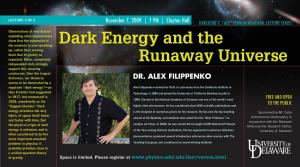 Dr. Alex Filippenko Seems to Be Dominated by a Repulsive “Dark Energy”—An Alex Filippenko Received His Ph.D