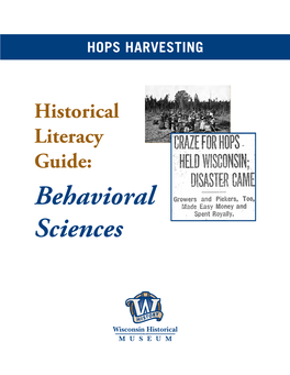 Behavioral Sciences Table of Contents