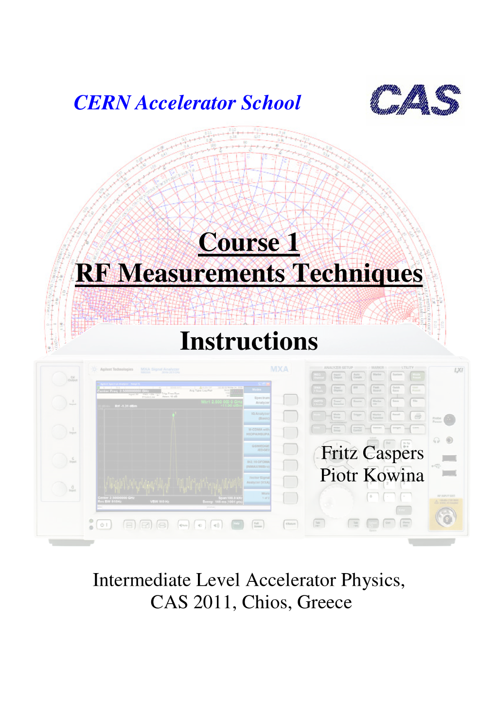 Course 1 RF Measurements Techniques Instructions