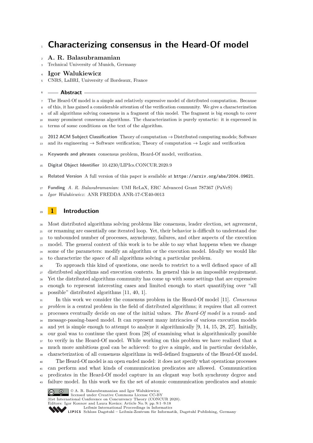 Characterizing Consensus in the Heard-Of Model