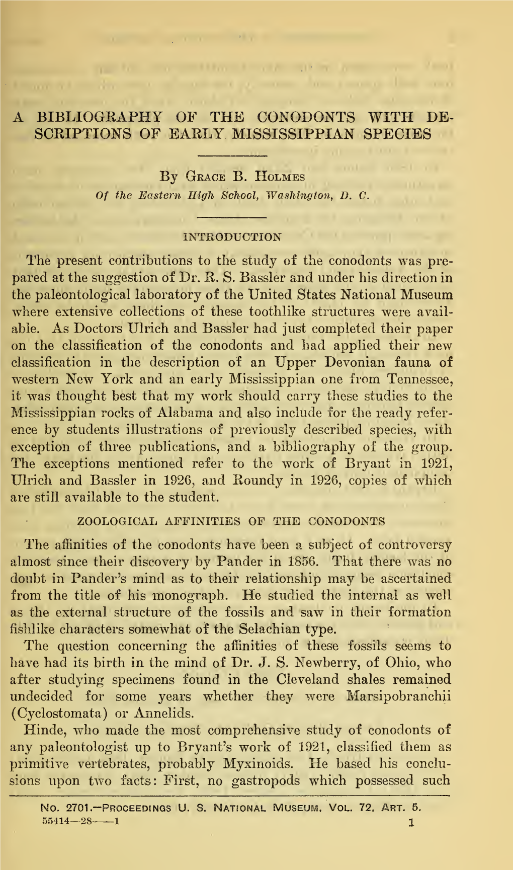 Proceedings of the United States National Museum