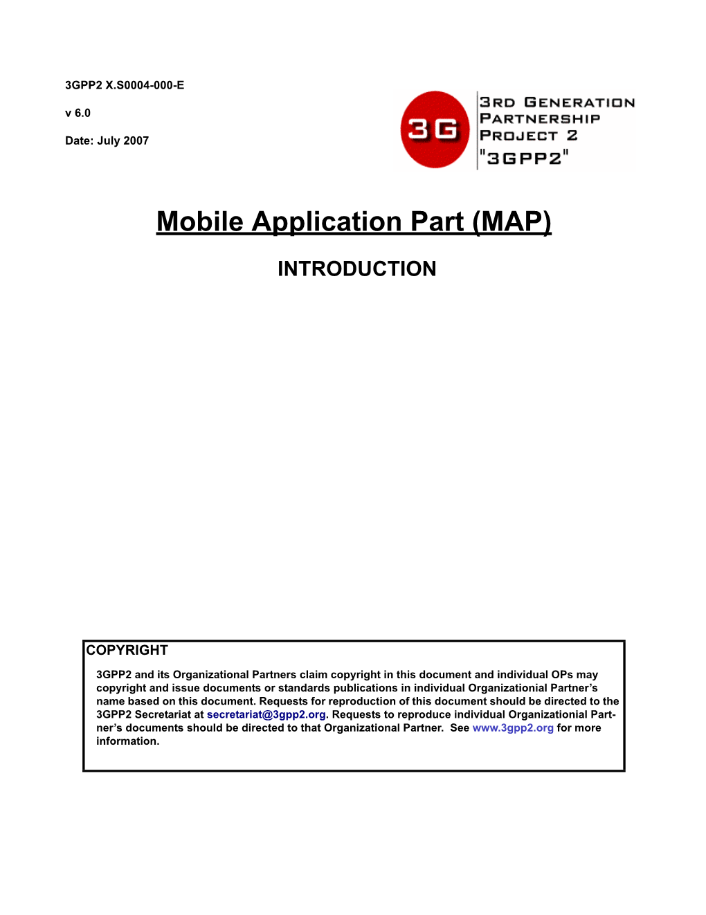 Mobile Application Part (MAP)