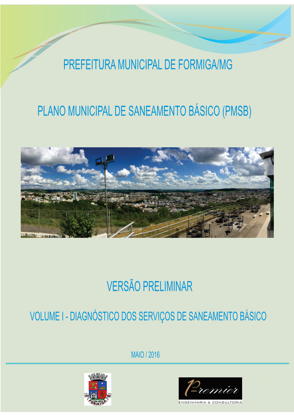 Prefeitura Municipal De Formiga/Mg Plano Municipal De Saneamento