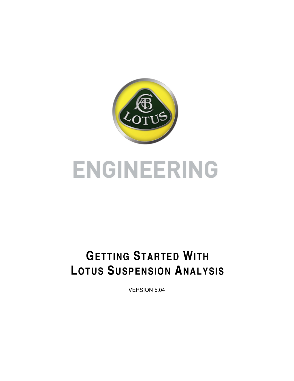 Getting Started with Lotus Suspension Analysis