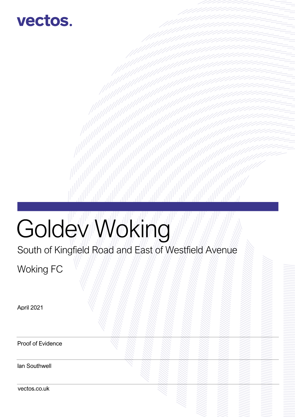 Goldev Woking South of Kingfield Road and East of Westfield Avenue Woking FC