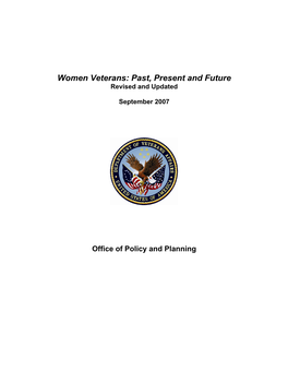 Women Veterans: Past, Present and Future Revised and Updated