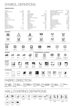 Fabric Direction Symbol Definitions Wallcovering