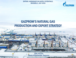 Gazprom’S Natural Gas