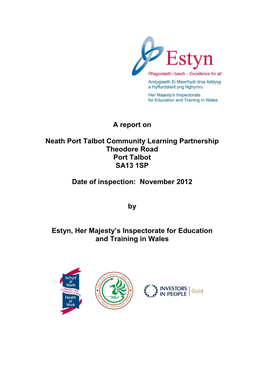 Inspection Report Neath Port Talbot Community Learning Partnership 2012