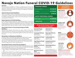Navajo Nation Funeral COVID-19 Guidelines