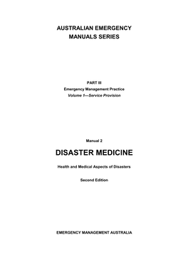 Disaster Medicine .Pdf