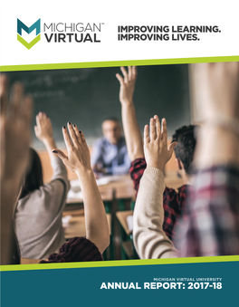 Michigan Virtual Annual Report 2017-18