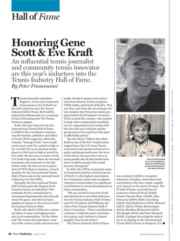 Honoring Gene Scott & Eve Kraft