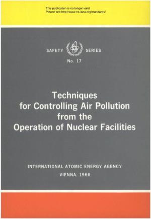 Techniques for Controlling Air Pollution from the Operation of Nuclear Facilities
