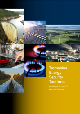 Tasmanian Energy Security Taskforce Executive Summary
