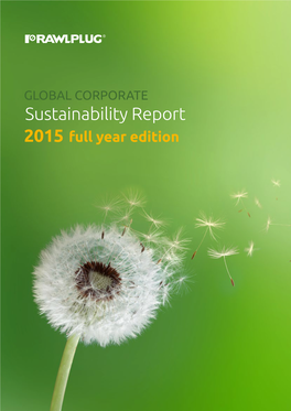 Rawlplug Sustainability Report 2015