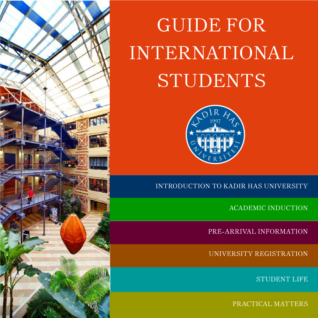 Guide for International Students