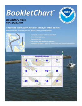 Bookletchart™ Boundary Pass NOAA Chart 18432 A