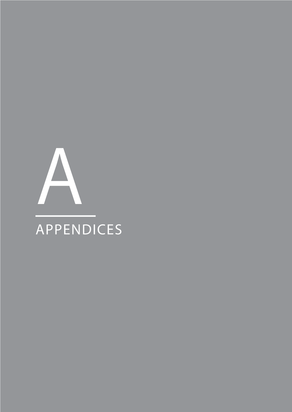 APPENDICES Appendix 1 Glossary