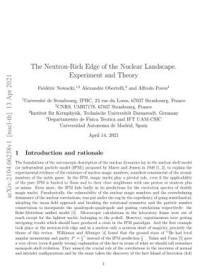 The Neutron-Rich Edge of the Nuclear Landscape. Experiment and Theory