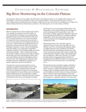 Big-River Monitoring on the Colorado Plateau