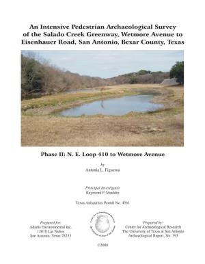 AR395 Salado Creek Phase II.Indd