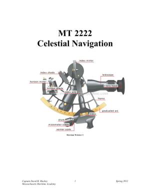 MT 2222 Celestial Navigation